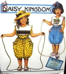 8456 DAISY KINGDOM SLEEVELESS SAILOR COLLAR ROMPER PATTERN 2-4